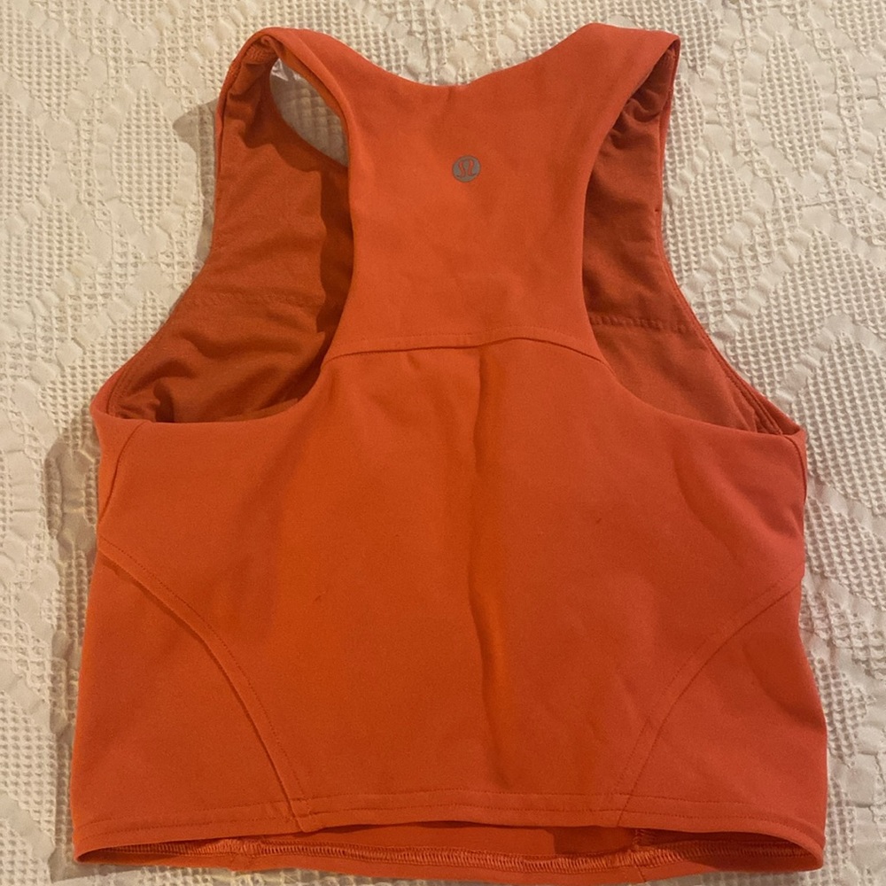 Lululemon Top. Size 2. Coral Color - image 2